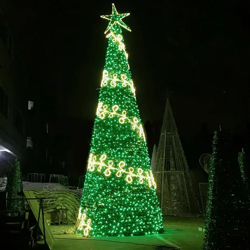 100 LED Solar Green String Light