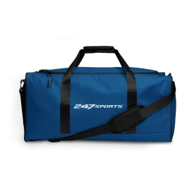 247 Sports White Logo Duffle Bag