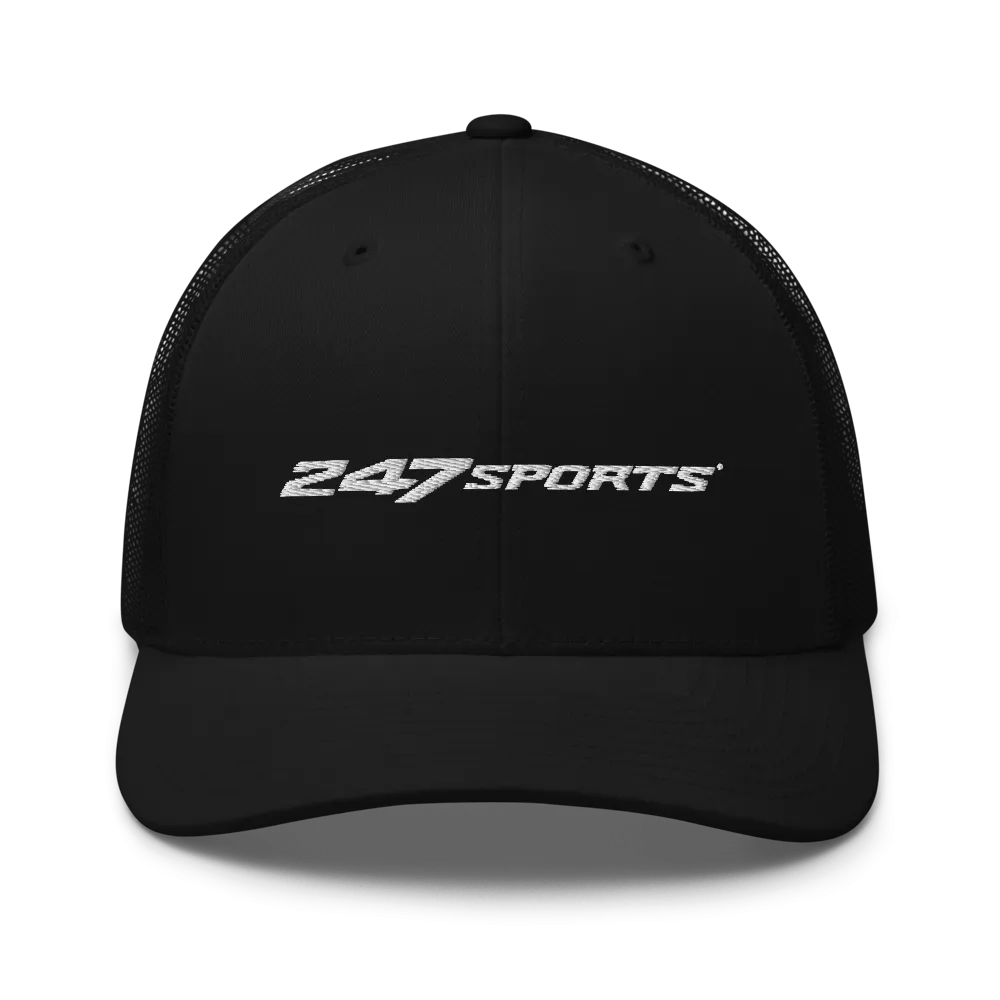 247 Sports White Logo Retro Trucker Hat