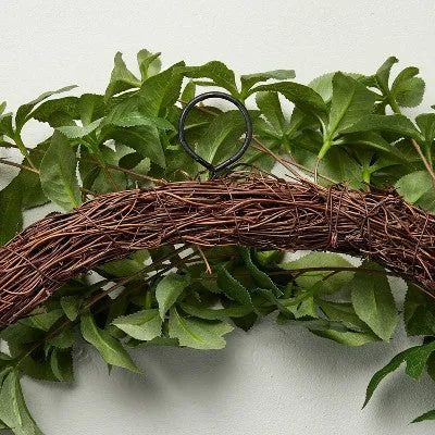 24" Faux Gypsophila Wreath - Hearth & Hand with Magnolia