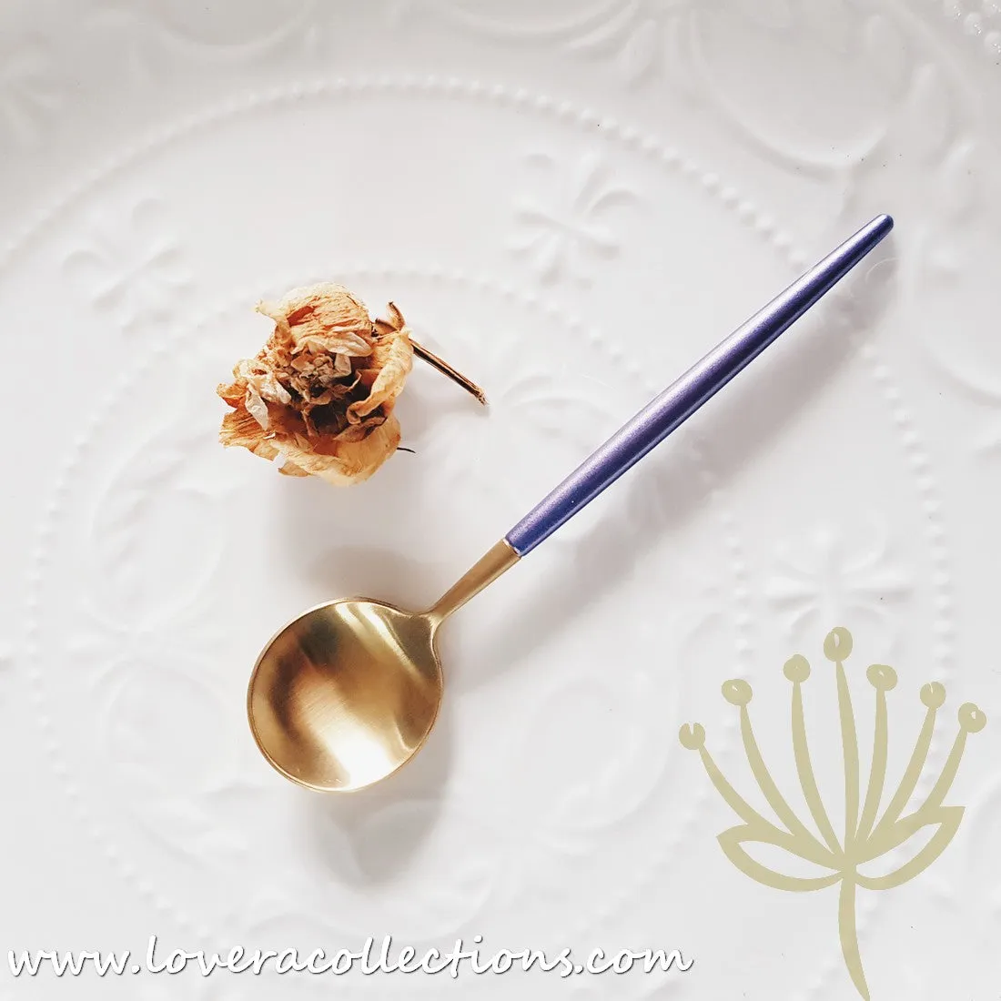*70% CLEARANCE SALE* Lux Gold Purple Stainless Steel SS304 Cutlery