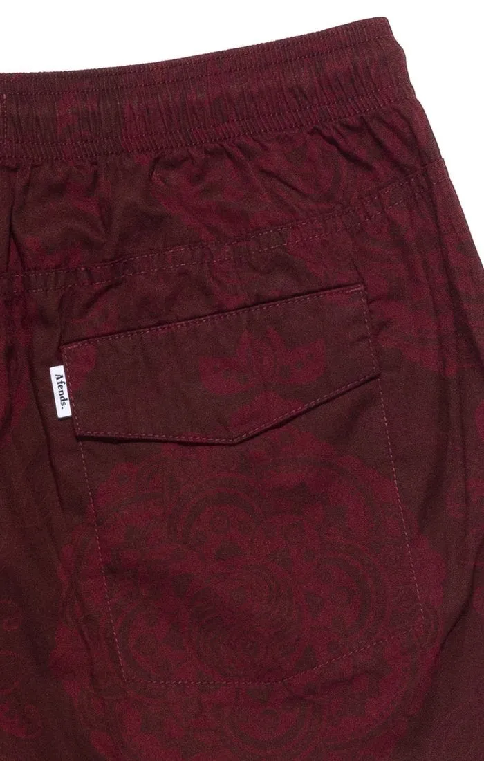 Afends Mens Baywatch Ornaments - Elastic Waist Swimshort