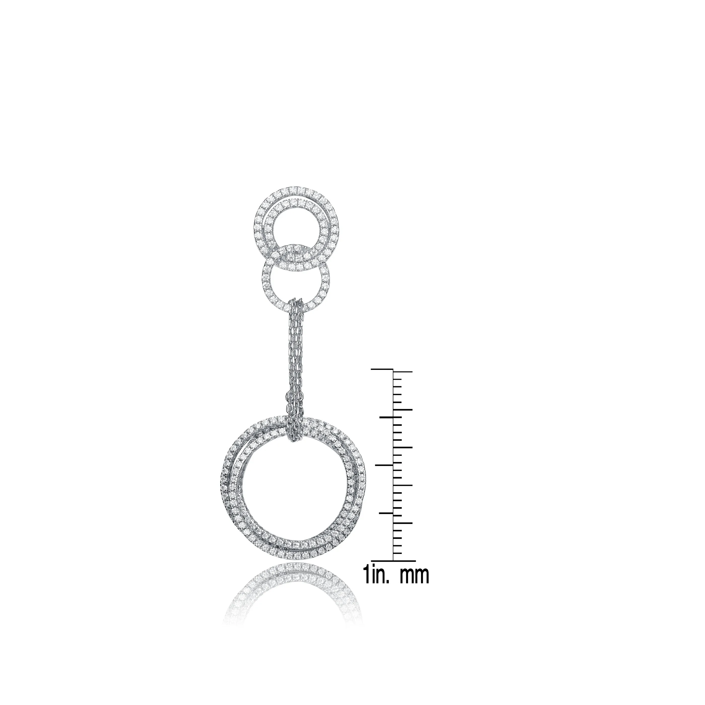 Audrey Three Ring Earrings