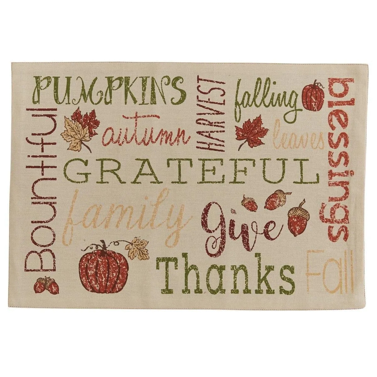 Autumn Sentiments Placemat Set