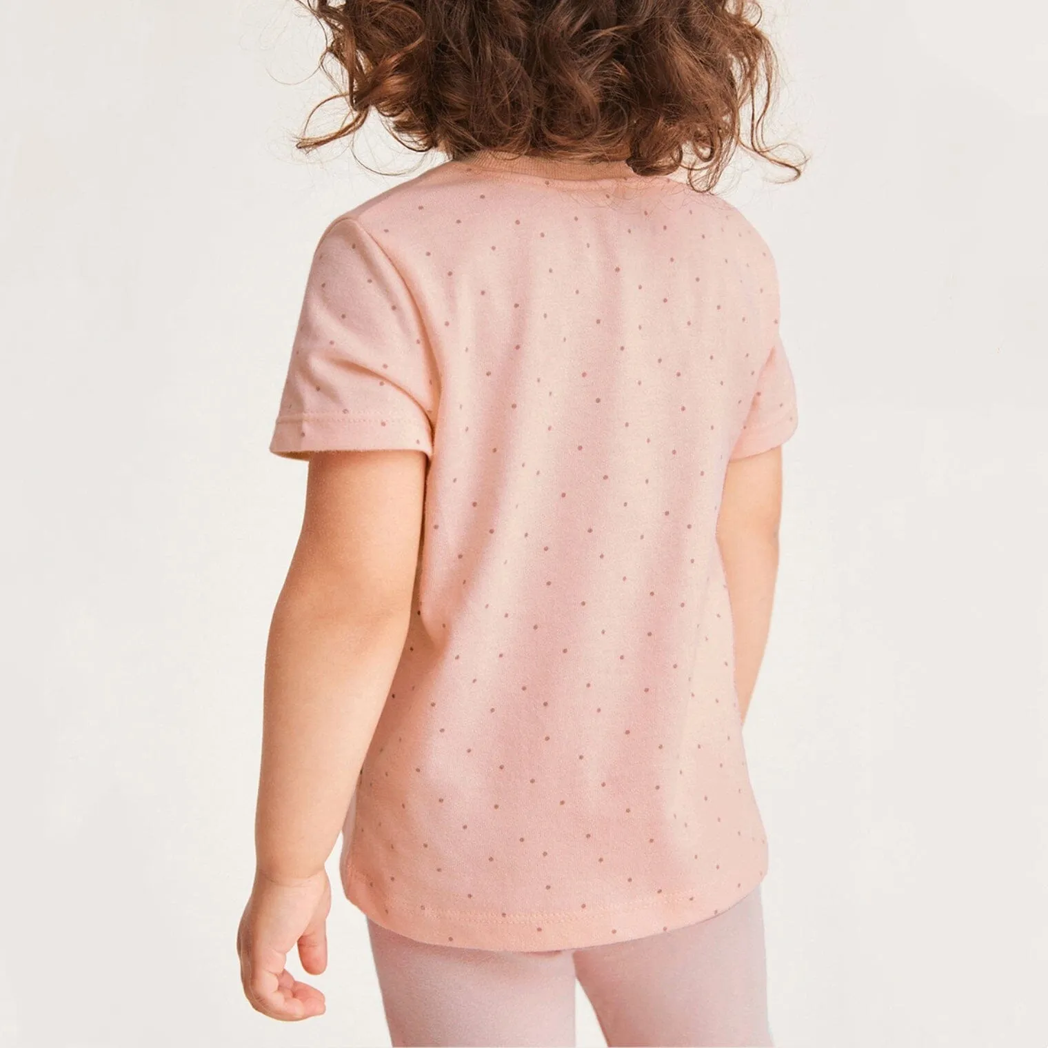 Ballet Girls Dots Short Sleeve Summer Set