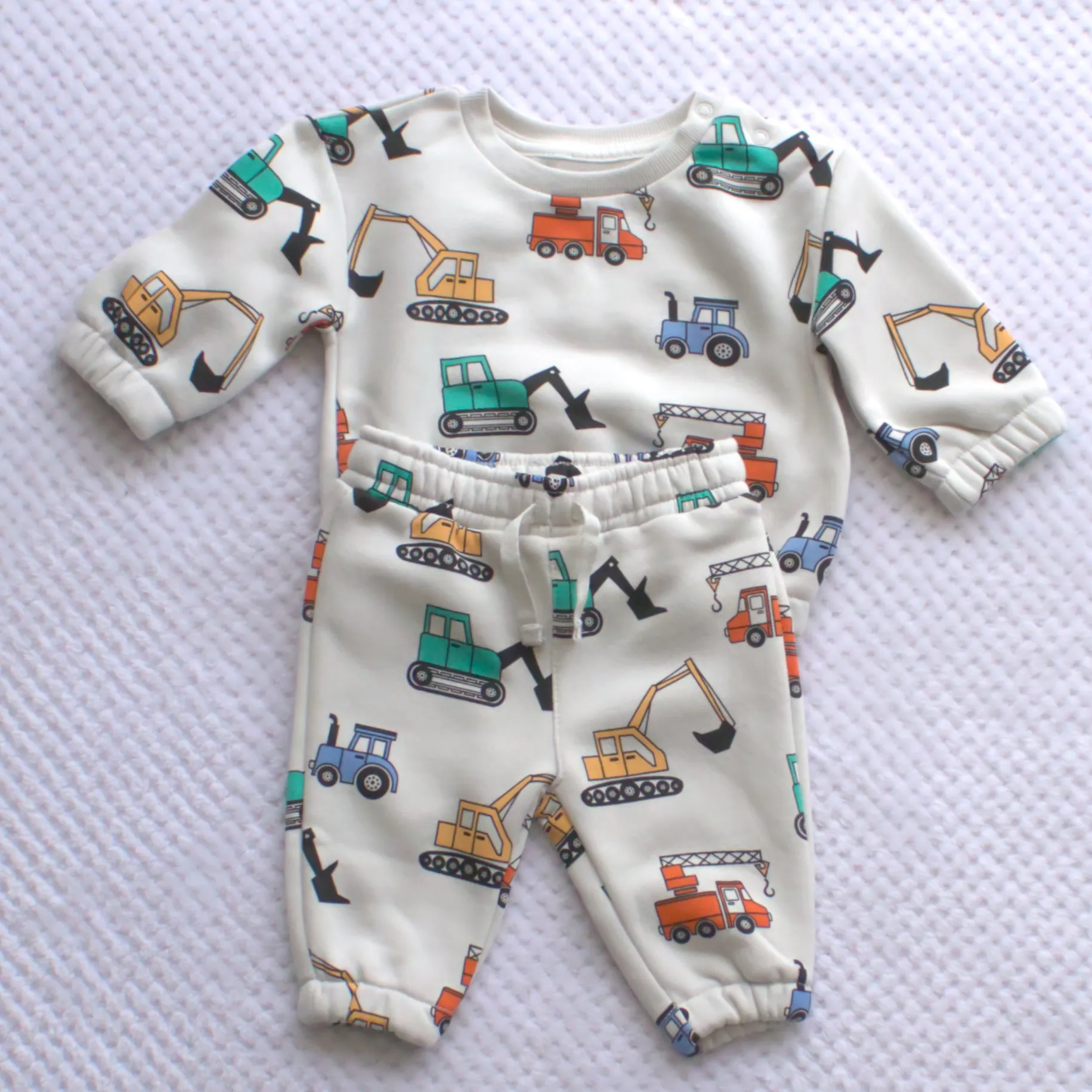 Boys Tracksuit with Car Designs 0-3m Only