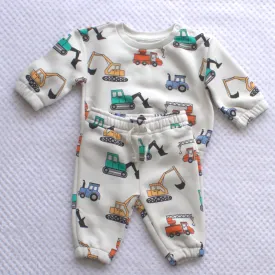 Boys Tracksuit with Car Designs 0-3m Only