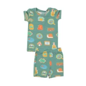 Camp Patches Short Lounge Wear Set