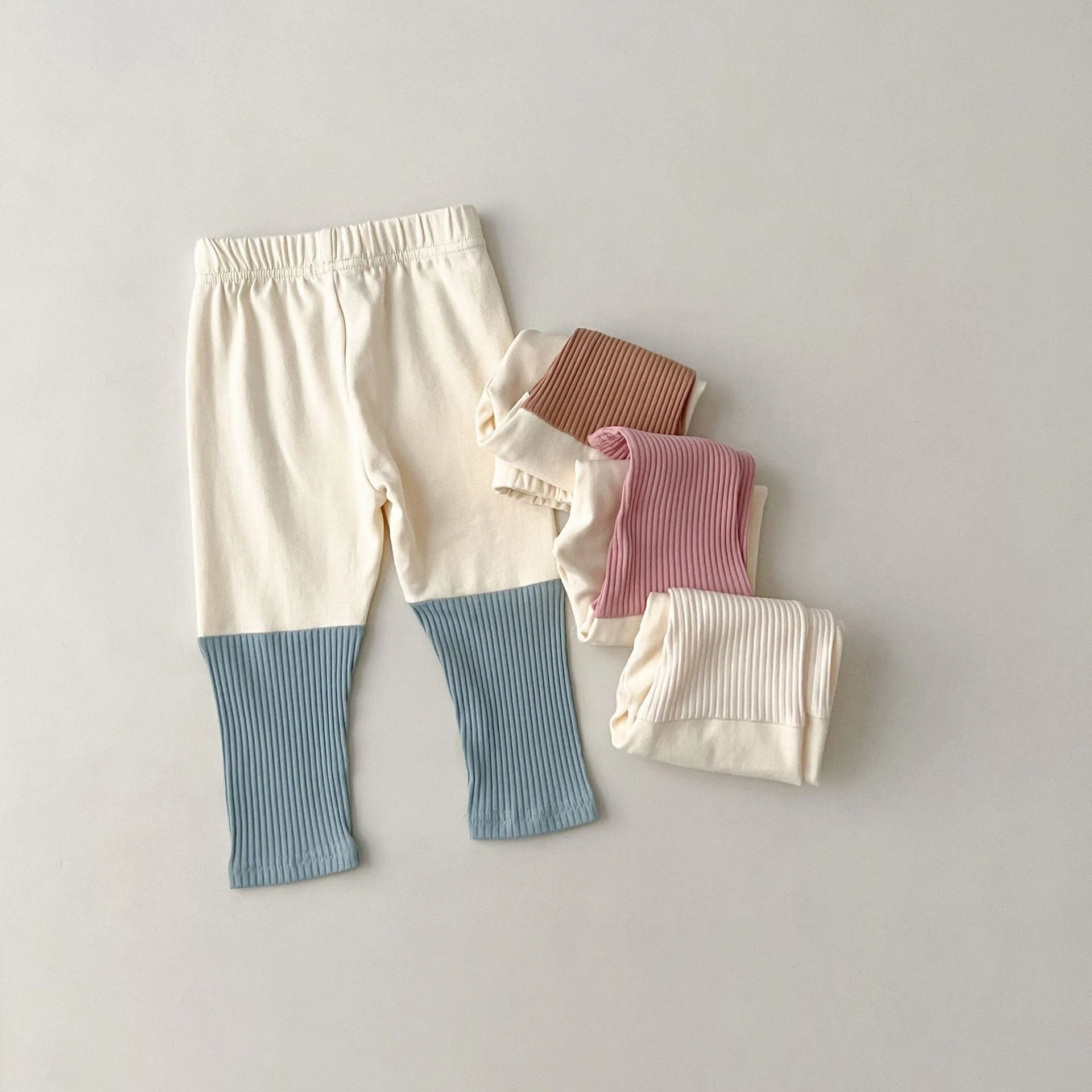 Candy Color Colorblock Leggings