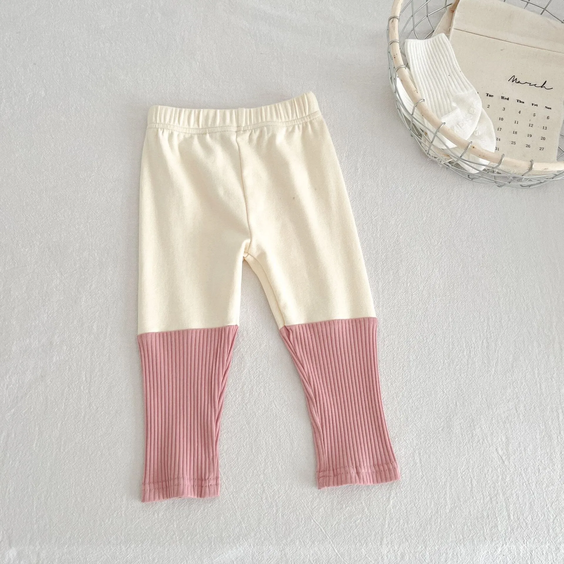 Candy Color Colorblock Leggings