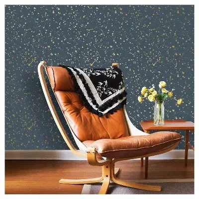 Celestial Peel & Stick Wallpaper Navy/Gold - Opalhouse™