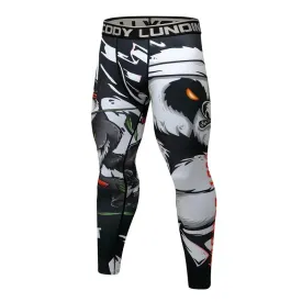 Cody Lundin - Evil Panda - BJJ compression tights /rash guard / Spats /Pants