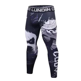 Cody Lundin - Panda Samurai - BJJ compression tights /rash guard / Spats /Pants