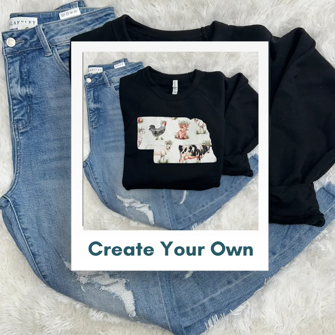 Create Your Own Premium State Sweatshirt