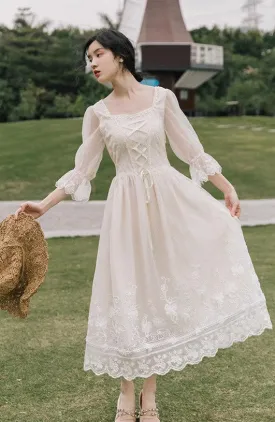 Dreamy Fairy Lace up Dress [Final Sale]