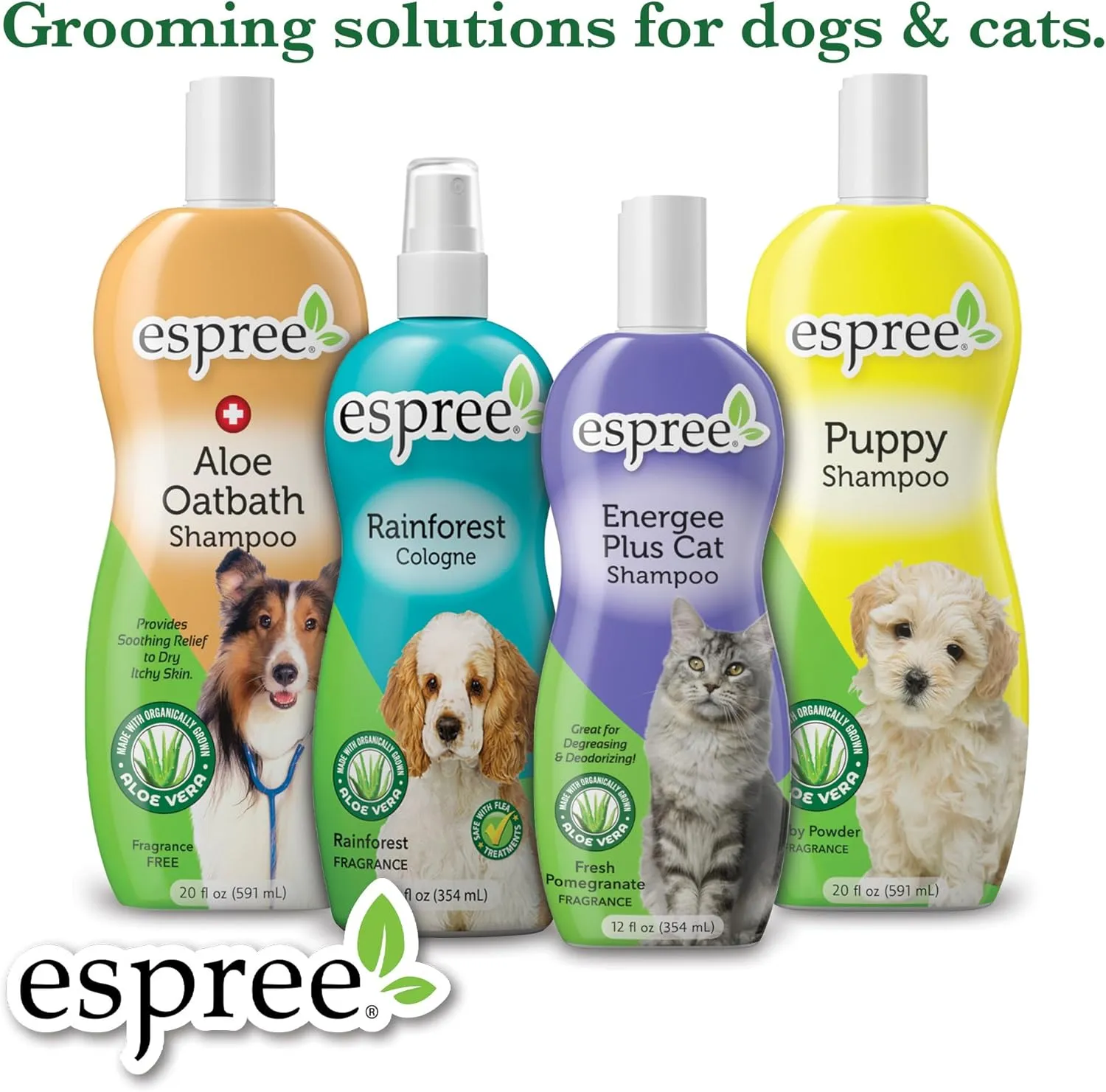 Espree Simple Shed Shampoo, 20 oz,Blue
