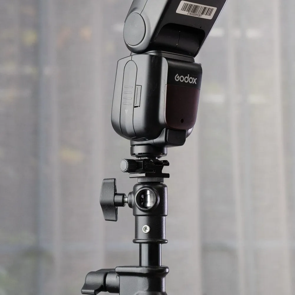 Flash Cold Shoe with 5/8" Spigot Adapter