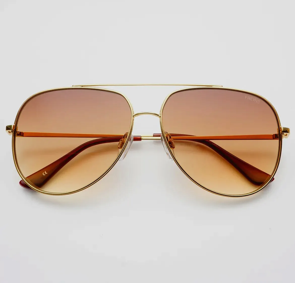 Freyrs Max Gold/Brown Sunglasses