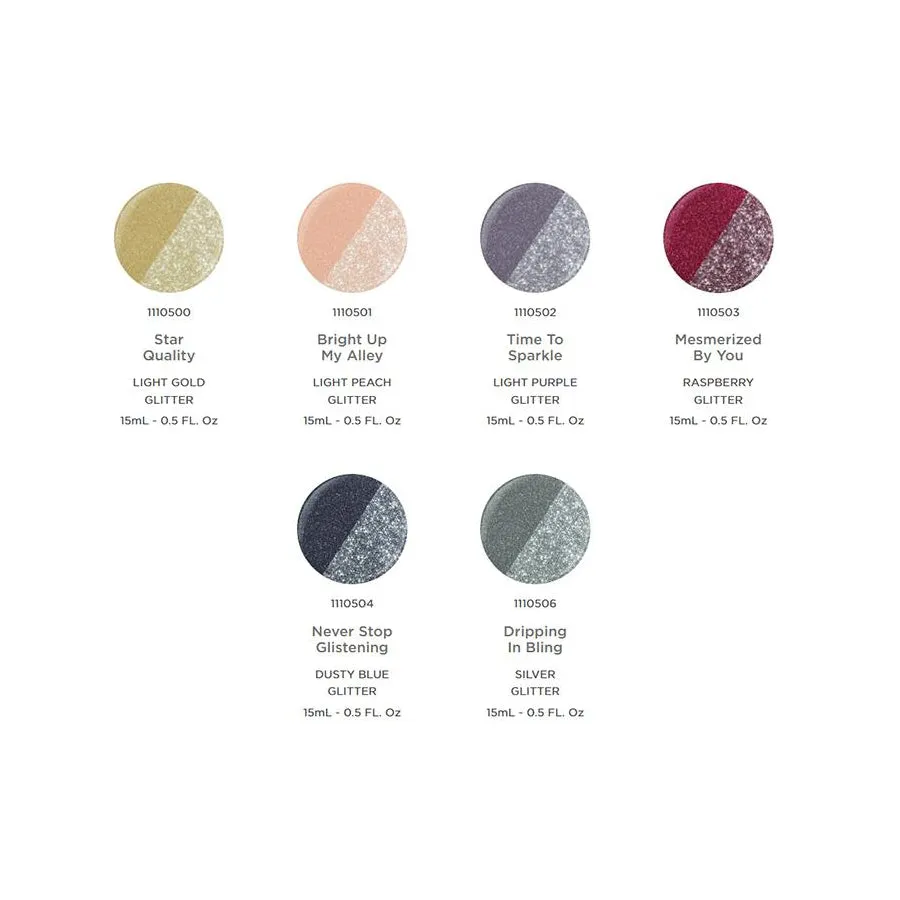 Gelish Soak-Off Gel Polish Flash Glam Collection Time To Sparkle