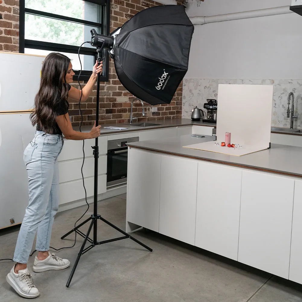 Godox 95cm / 37" Collapsible Octagon Softbox with Grid Light Modifier (Bowens)