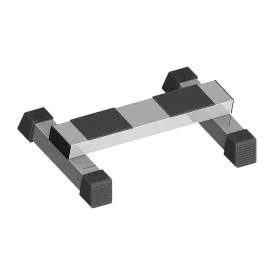Heavy-Duty Non-Slip Steel Calf Raise Block for Workouts