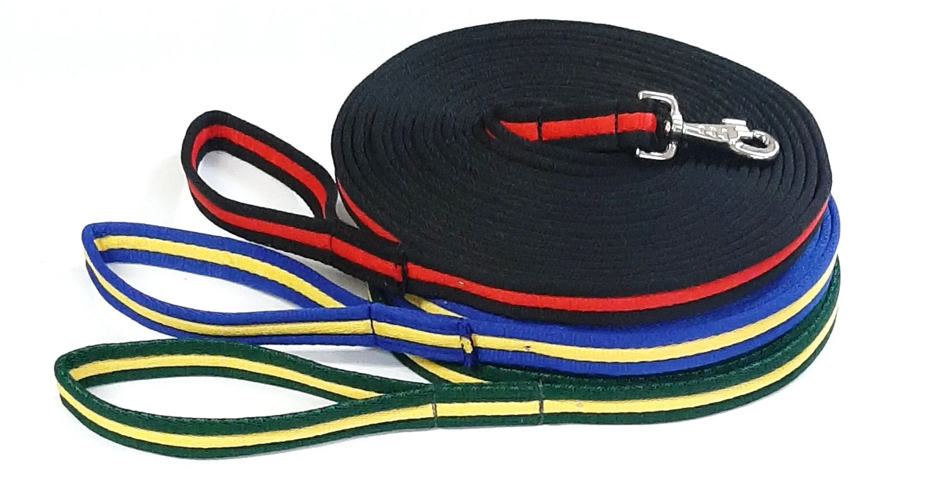 Horse Lunge Line Large Dog Training Lead Leash 5ft - 30ft Soft Cushioned Padded 25mm Air Webbing