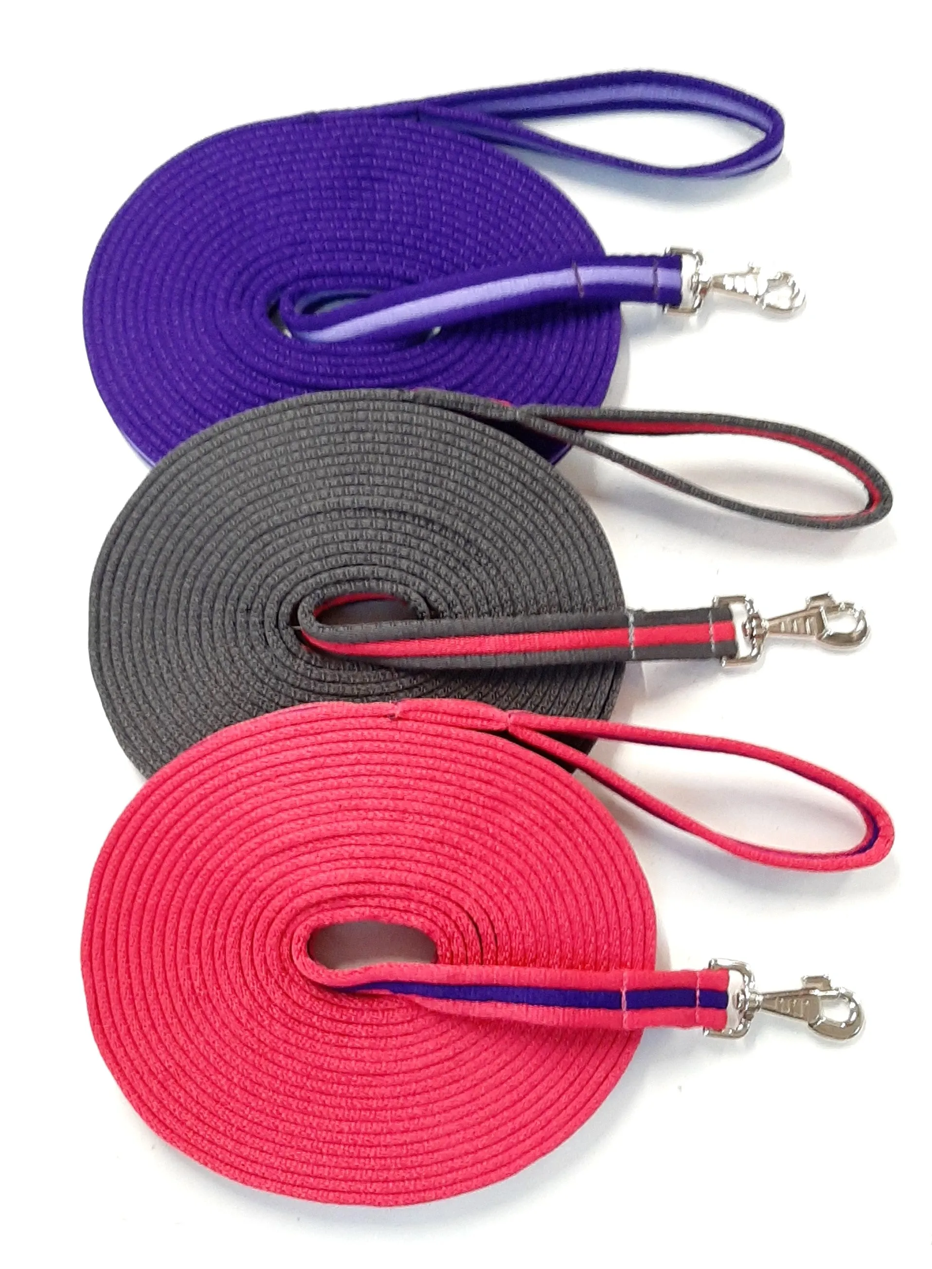 Horse Lunge Line Large Dog Training Lead Leash 5ft - 30ft Soft Cushioned Padded 25mm Air Webbing