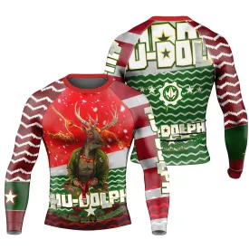 Hu-Dolph Christmas Long Sleeve Rash Guard