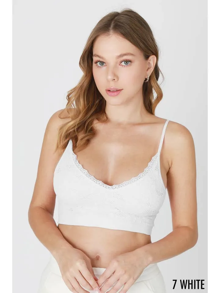 Lace Luxe V Neck Bralette