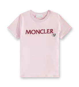 Logo Print T-shirt Pink