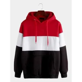 Mens Brief Hit Color Hoodies