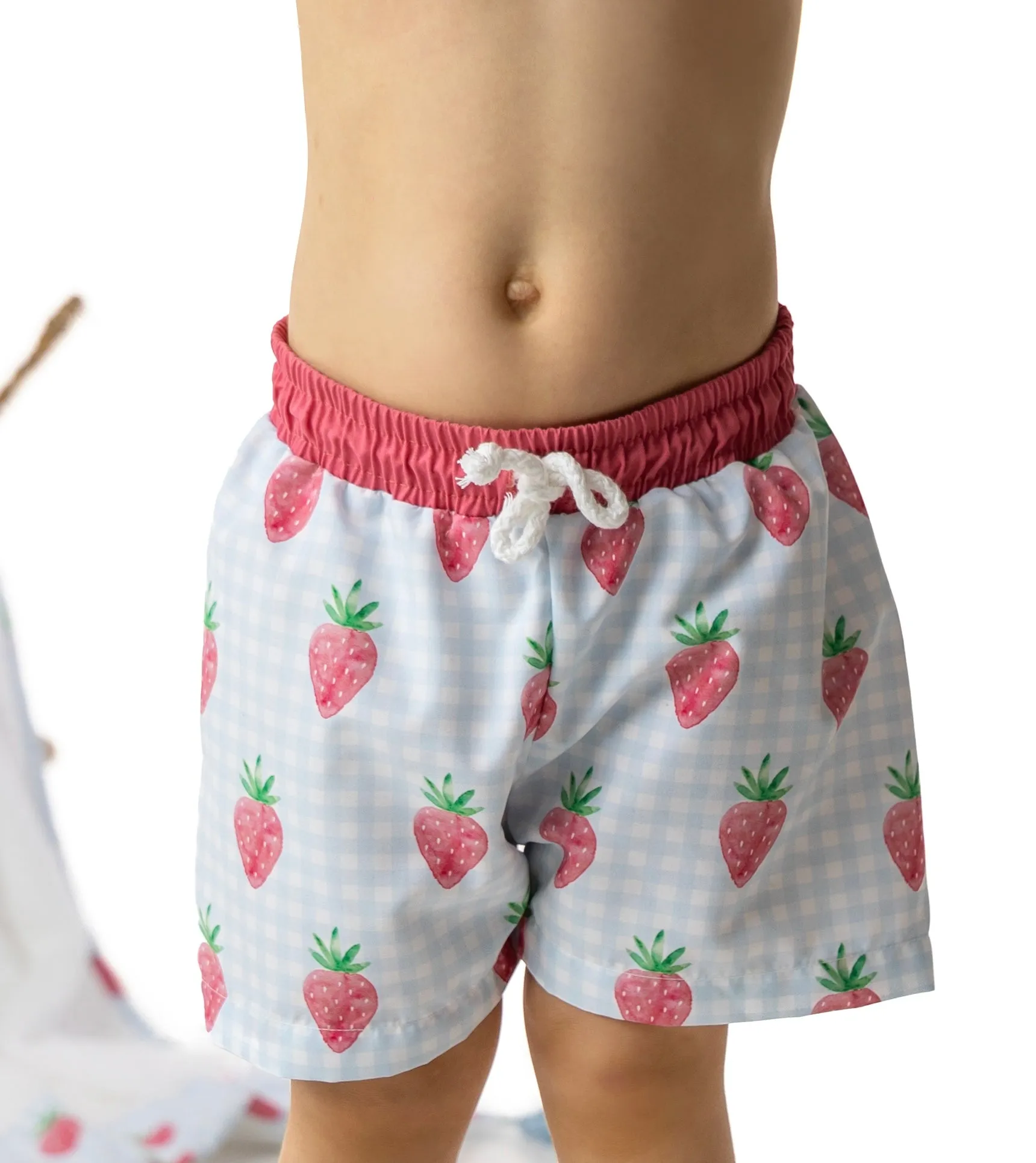 Strawberries Swim Trunks