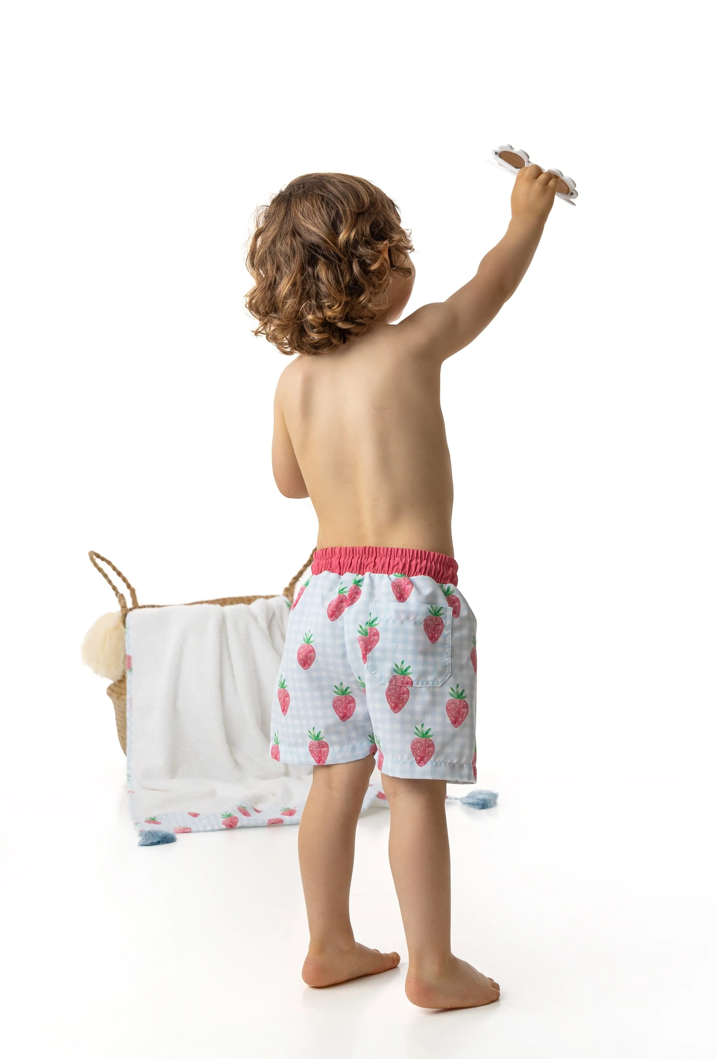 Strawberries Swim Trunks