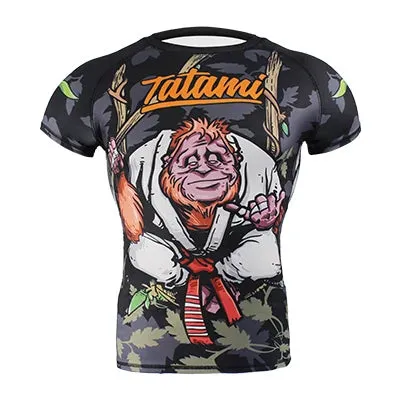 Tatami - Hang Loose Orangutan-  Short Sleeve BJJ Compression Shirt / Rash Guard