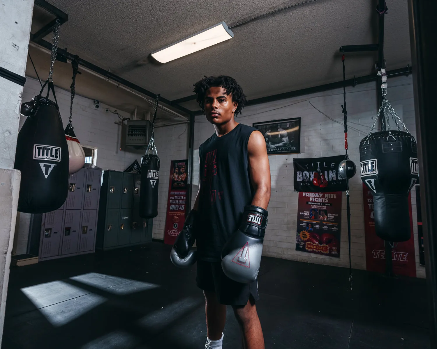 TITLE Platinum Proclaim Boxing Training Gloves