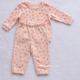 Tracksuit - Pink with Circles 2-3yrs only